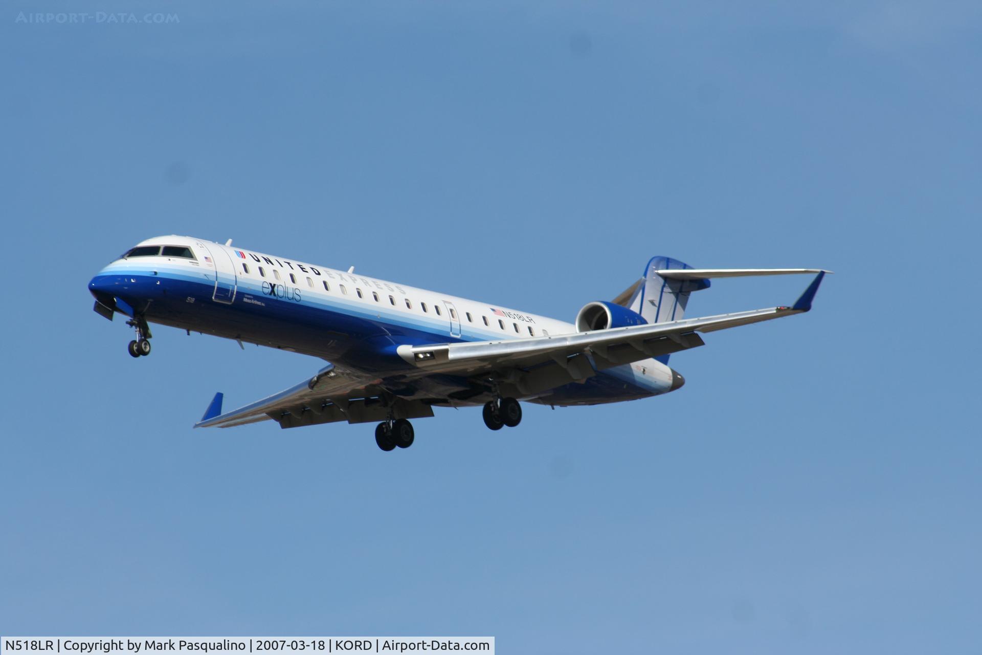 N518LR, 2006 Bombardier CRJ-700 (CL-600-2C10) Regional Jet C/N 10259, CL-600-2C10