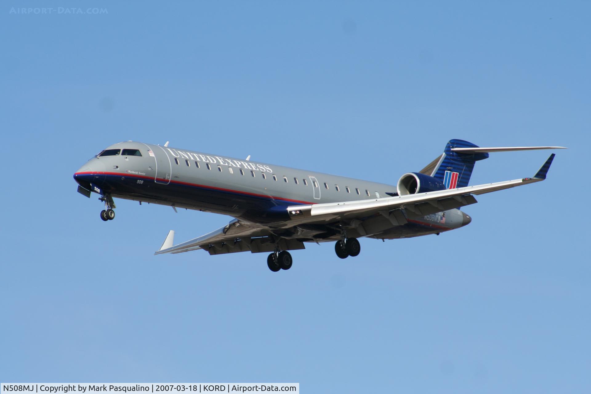 N508MJ, 2003 Bombardier CRJ-700 (CL-600-2C10) Regional Jet C/N 10087, CL-600-2C10