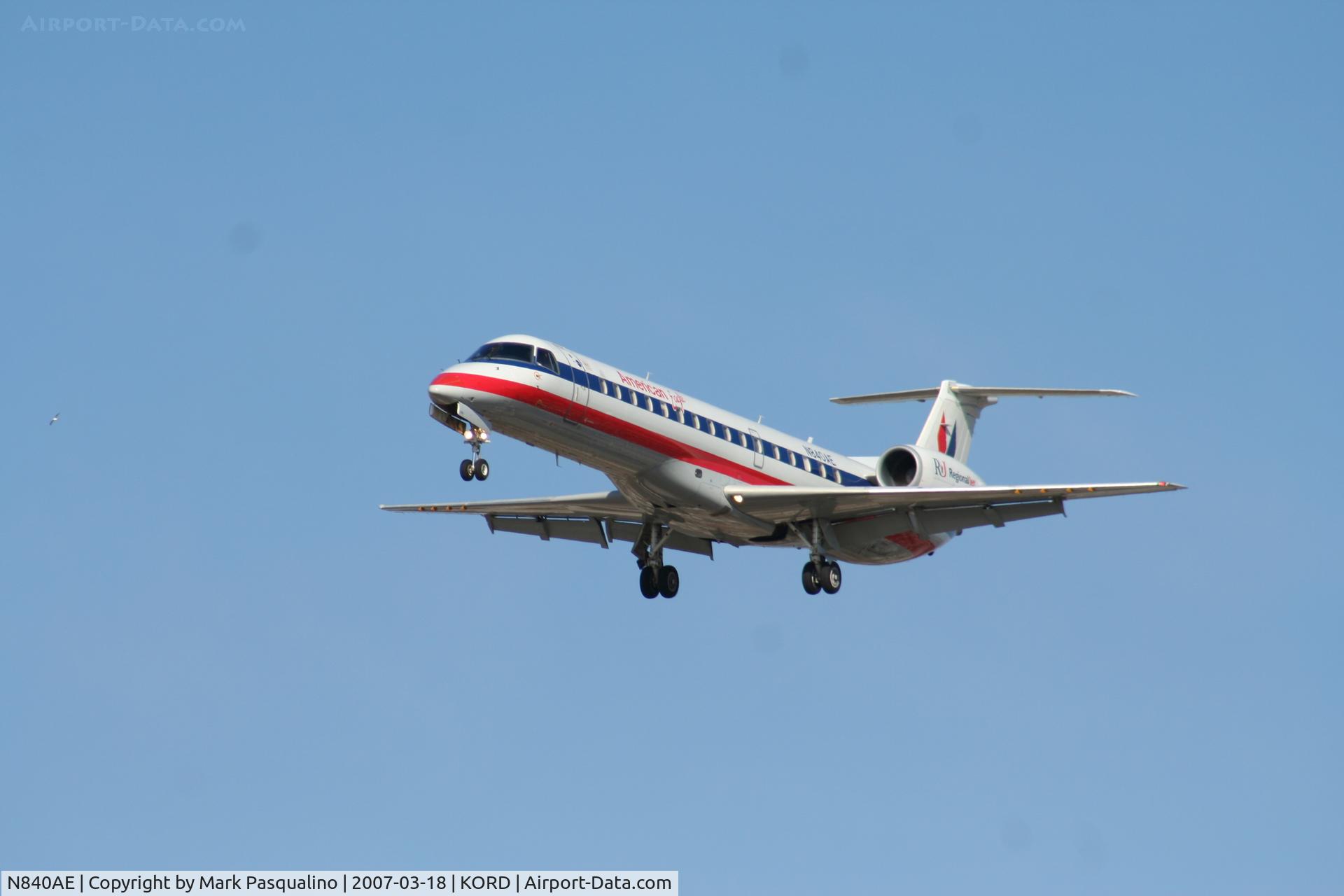 N840AE, 2002 Embraer ERJ-140LR (EMB-135KL) C/N 145656, EMB-145KL