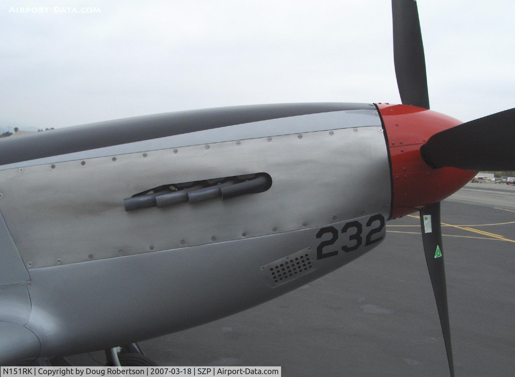 N151RK, 1998 North American TF-51 Replica C/N 060, 1998 Oliver TF-51 MUSTANG, tandem seats, LS6 Corvette engine 410/400 Hp, 225 mph, new exhaust extensions