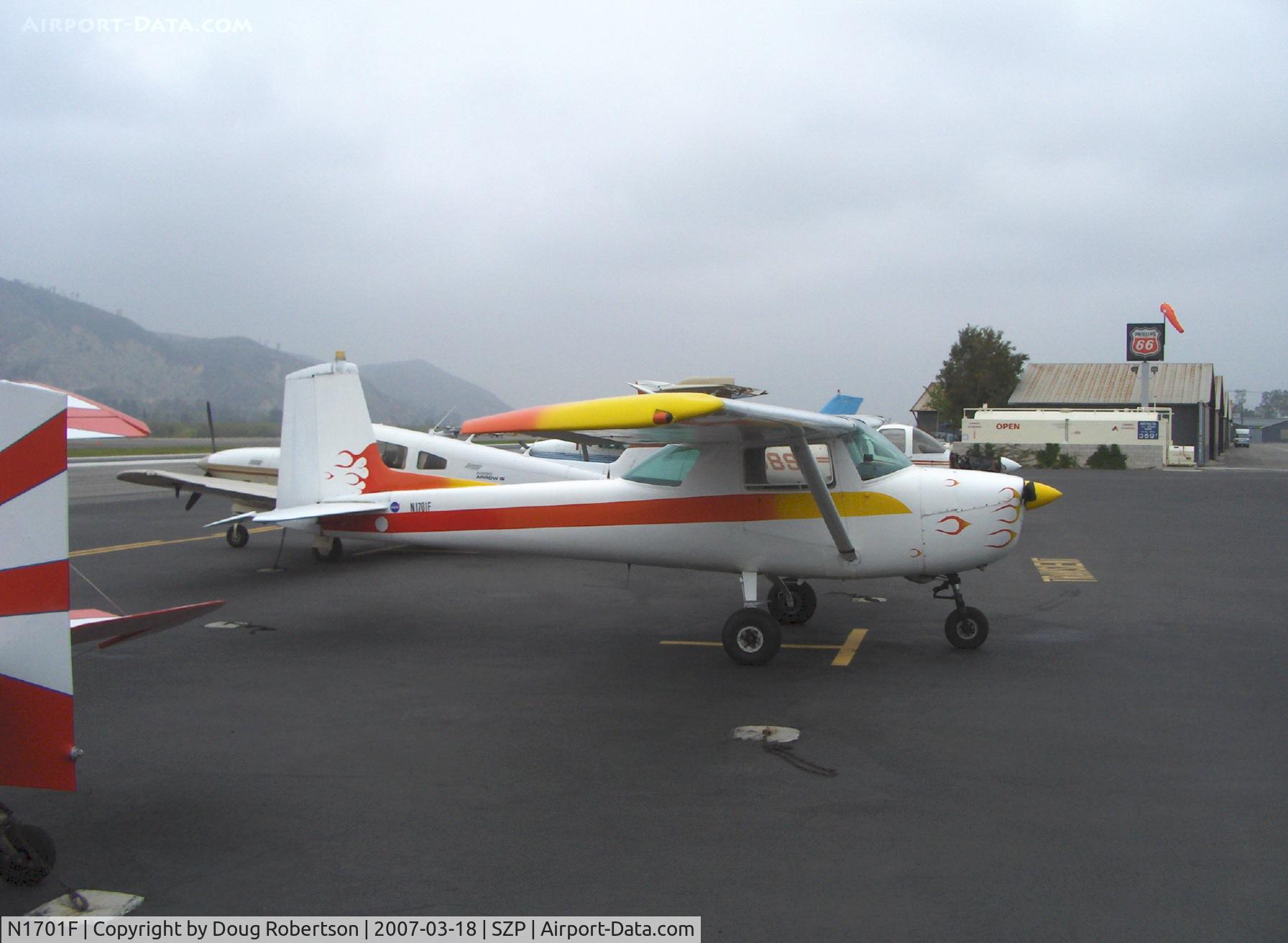 N1701F, 1965 Cessna 150E C/N 15061109, 1965 Cessna 150F, Continental O-200 100 Hp