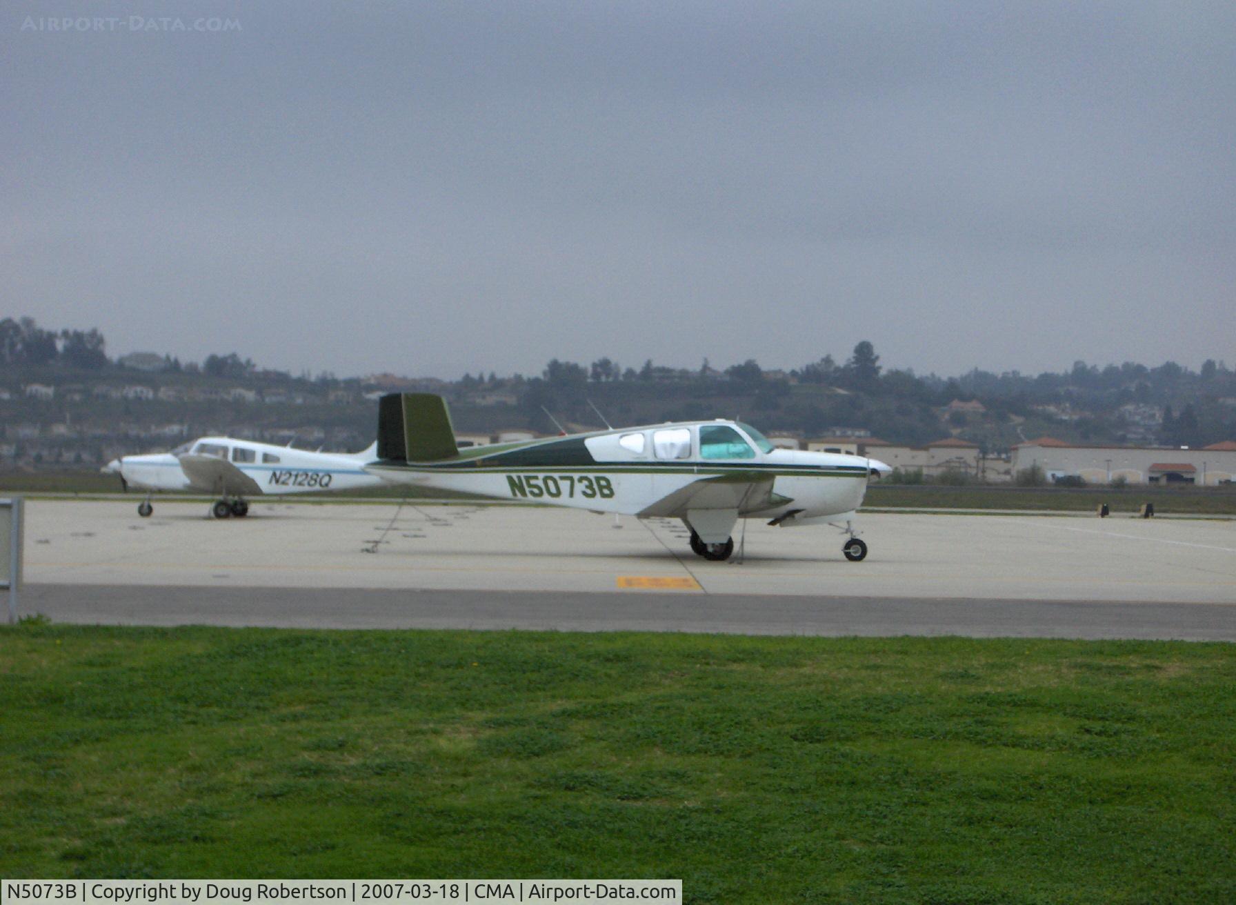 N5073B, 1955 Beech F35 Bonanza C/N D-4370, 1955 Beech F35 BONANZA, Continental E-225-8 225 Hp