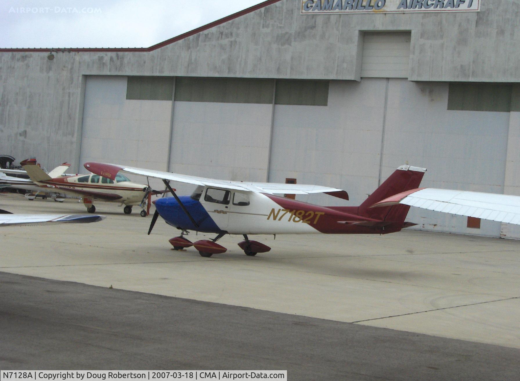 N7128A, 1956 Cessna 172 C/N 29228, 1959 Cessna 172A, Continental O-300 145 Hp (swept tail introduction 1960 model?)