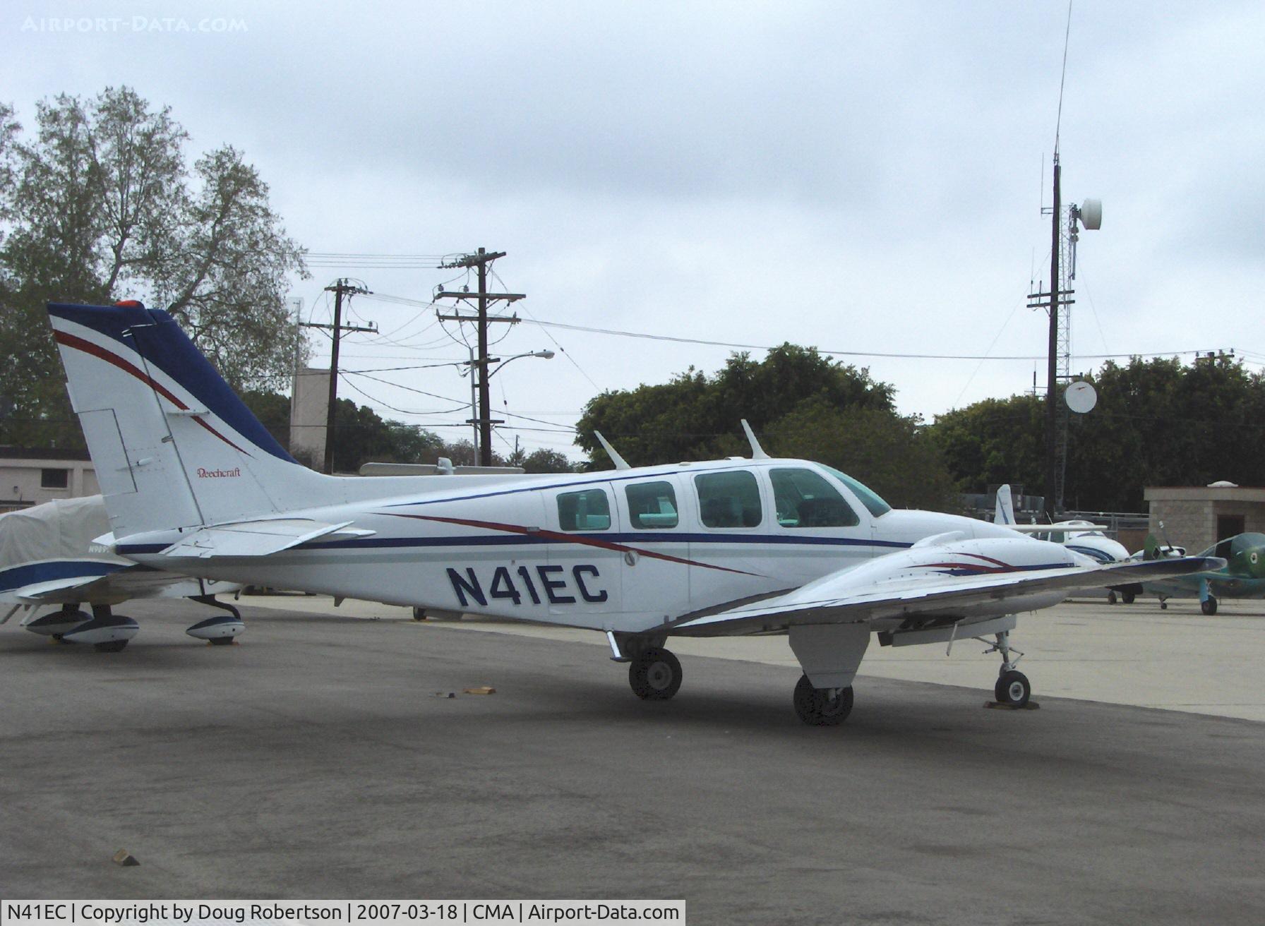 N41EC, 1974 Beech 58 Baron C/N TH-471, 1974 Beech 58 BARON, two Continental IO-520-C 285 Hp each