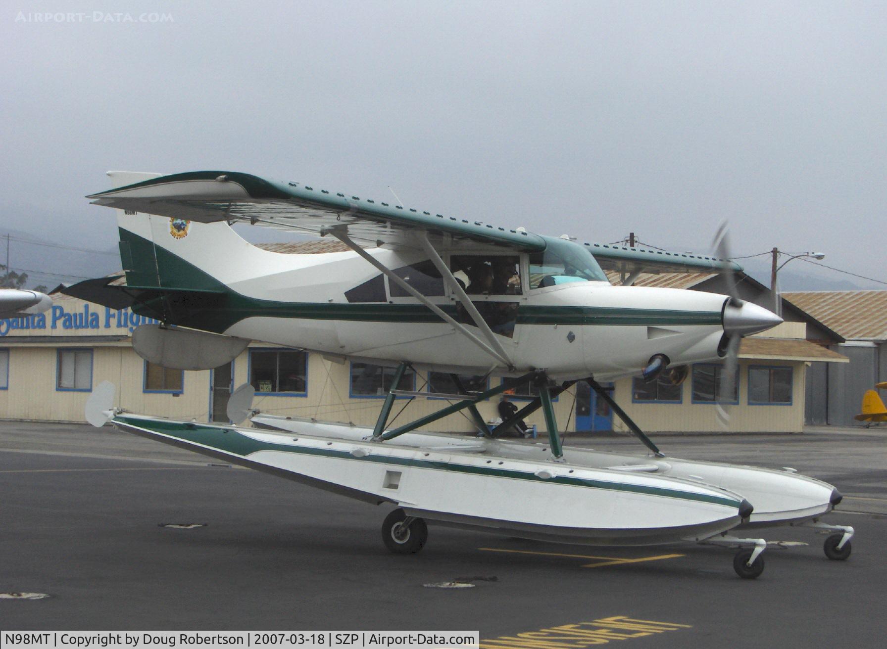N98MT, 1986 Maule MX-7-420 C/N 13001C, 1986 Maule MX-7-420 Rocket conversion Turboprop Amphibian, Allison 250-B17 400 shp, EDO 2750 amphibious floats, note: wing vortex generators