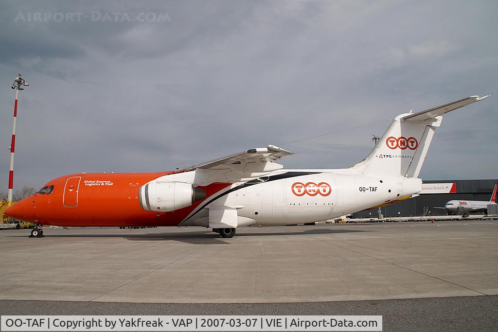 OO-TAF, 1990 British Aerospace BAe-146-300QT Quiet Trader C/N E3186, TNT Bae 146