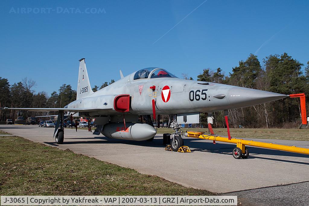 J-3065, Northrop F-5F Tiger II C/N L.3065, Austrian Air Force Northrop F5 Tiger
