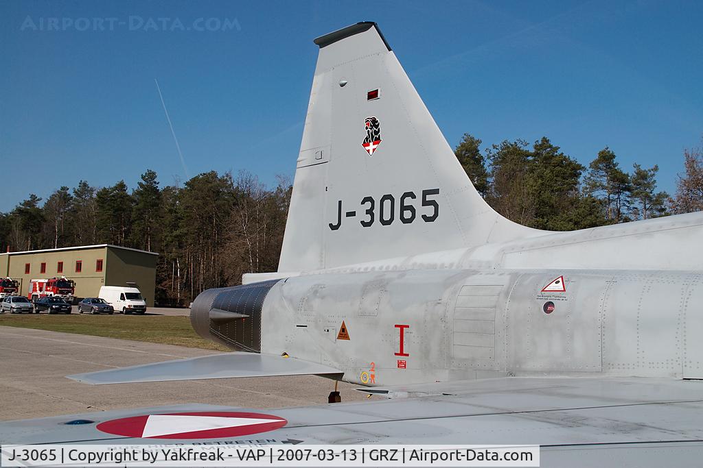 J-3065, Northrop F-5F Tiger II C/N L.3065, Austrian Air Force Northrop F5 Tiger