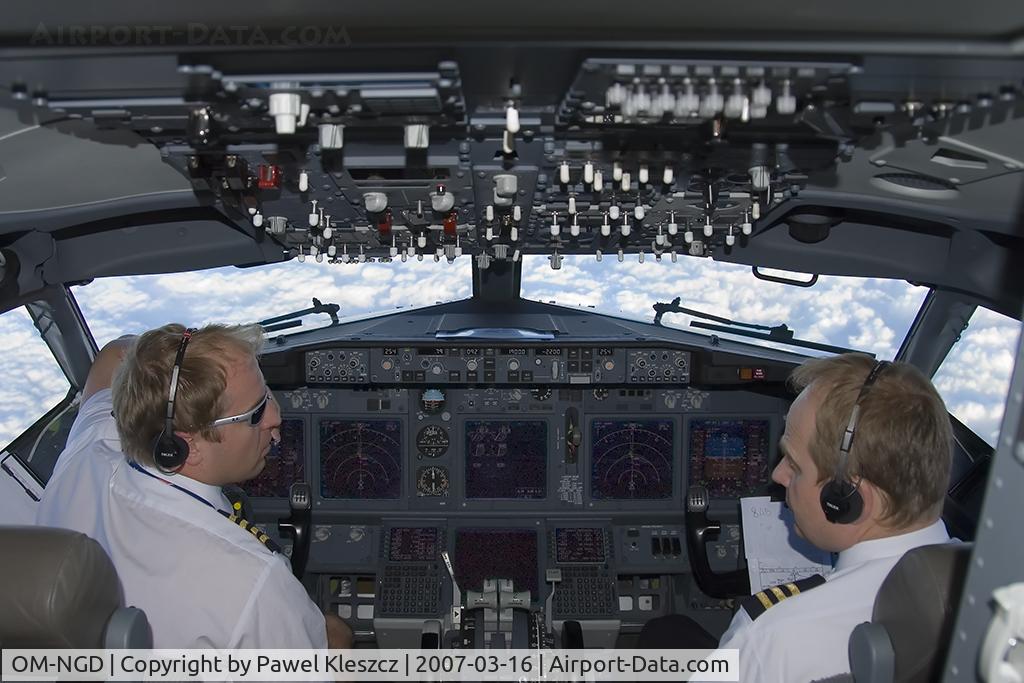 OM-NGD, 2006 Boeing 737-76N C/N 32674/1952, in flight