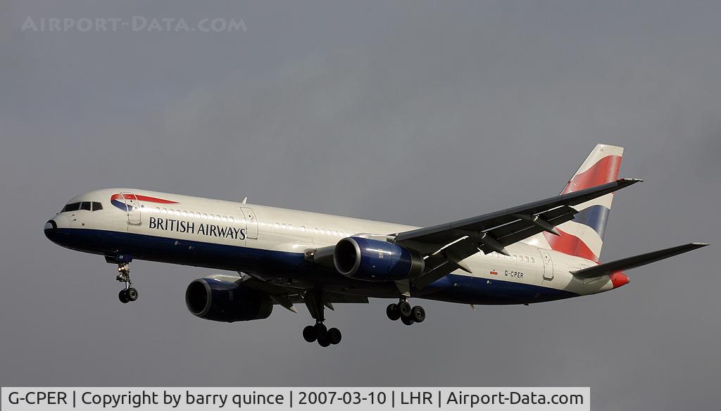 G-CPER, 1997 Boeing 757-236 C/N 29113, BA 757