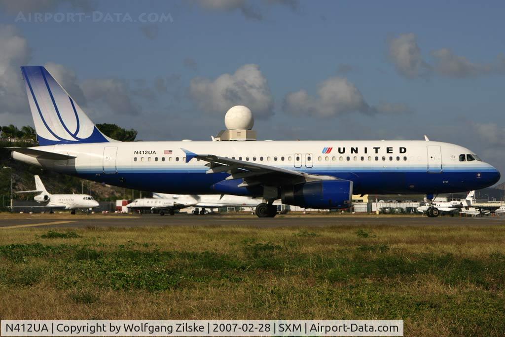 N412UA, 1994 Airbus A320-232 C/N 465, visitor