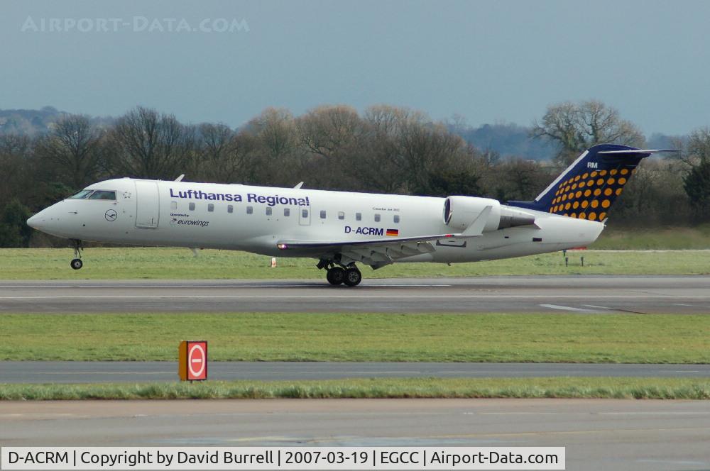 D-ACRM, 2000 Canadair CRJ-200LR (CL-600-2B19) C/N 7478, Lufthansa Regional/Eurowings - Landing