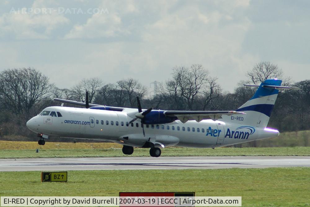 EI-RED, 1993 ATR 72-202 C/N 373, Aer Arann - Landing