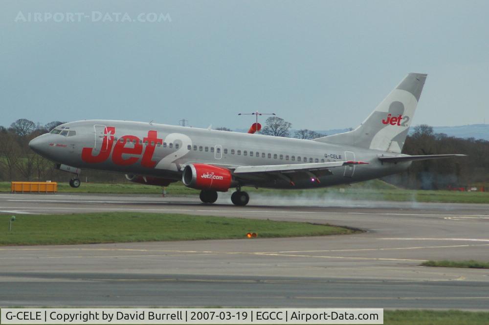 G-CELE, 1988 Boeing 737-33A C/N 24029, Jet2.com - Landing