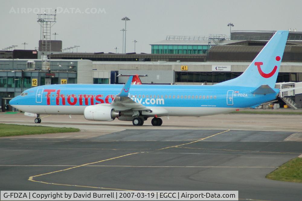 G-FDZA, 2007 Boeing 737-8K5 C/N 35134, Thomson - Taxiing