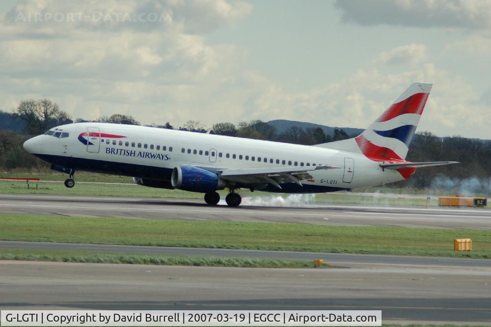 G-LGTI, 1988 Boeing 737-3Y0 C/N 23925, British Airways - Landing
