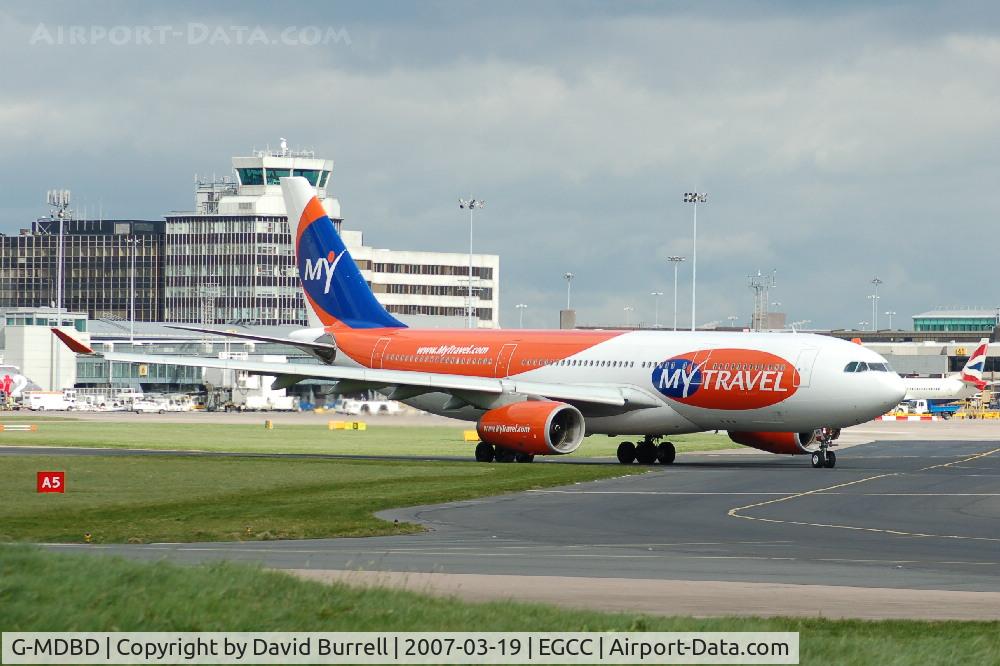 G-MDBD, 1999 Airbus A330-243 C/N 266, My Travel - Taxiing