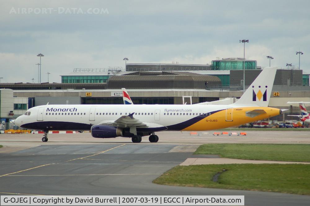 G-OJEG, 1999 Airbus A321-231 C/N 1015, Monarch - Taxiing