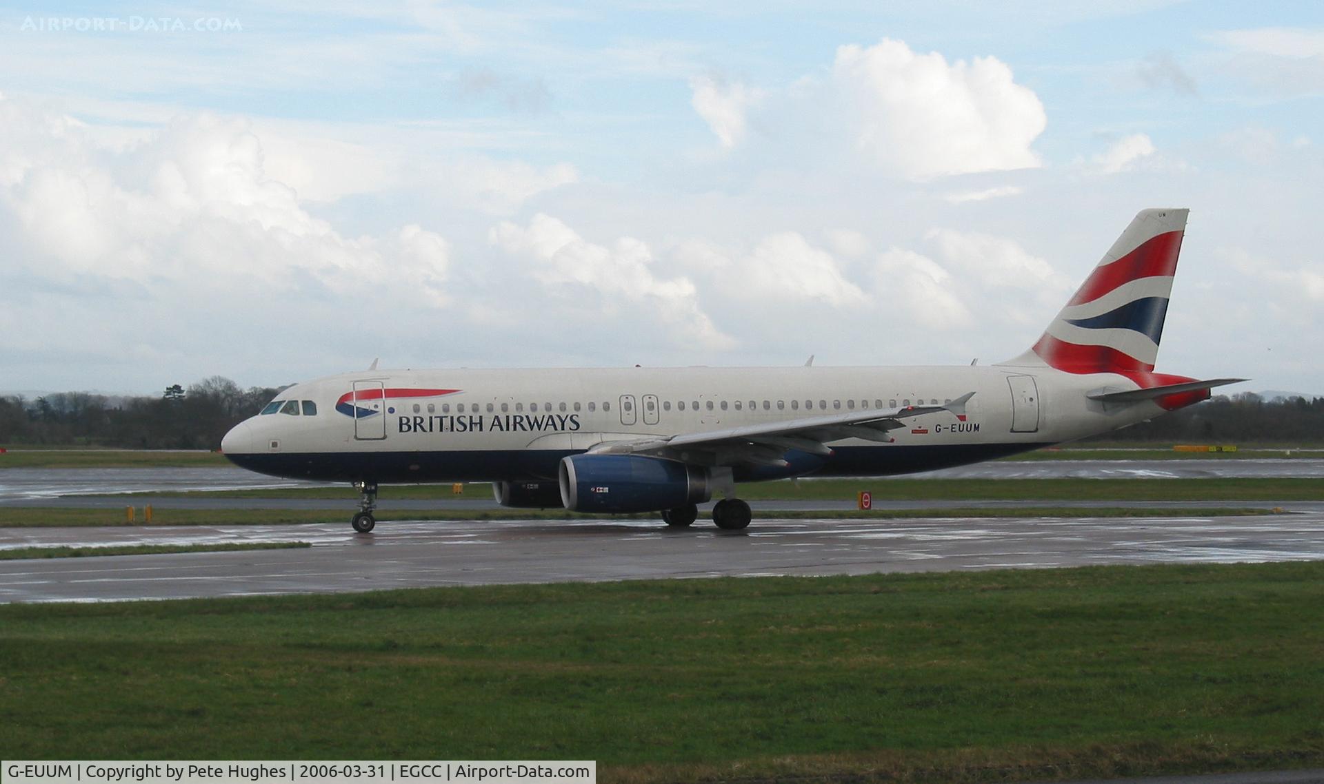 G-EUUM, 2002 Airbus A320-232 C/N 1907, Manchester, UK