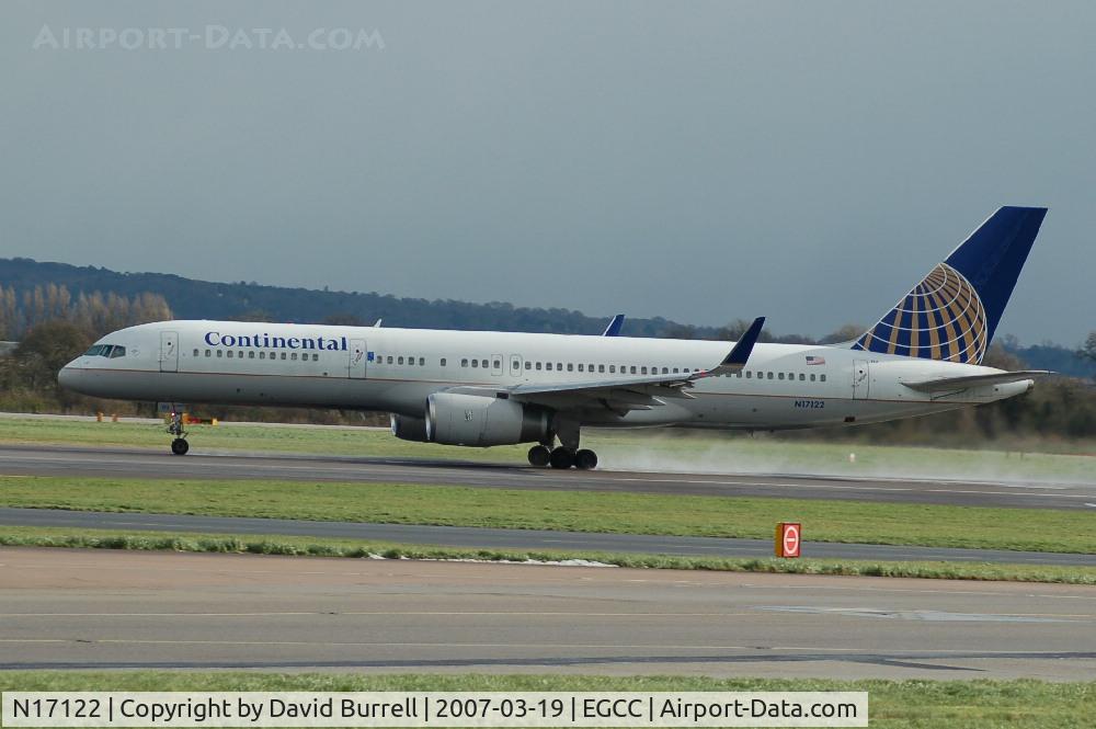N17122, 1997 Boeing 757-224 C/N 27564, Continental - Taking off
