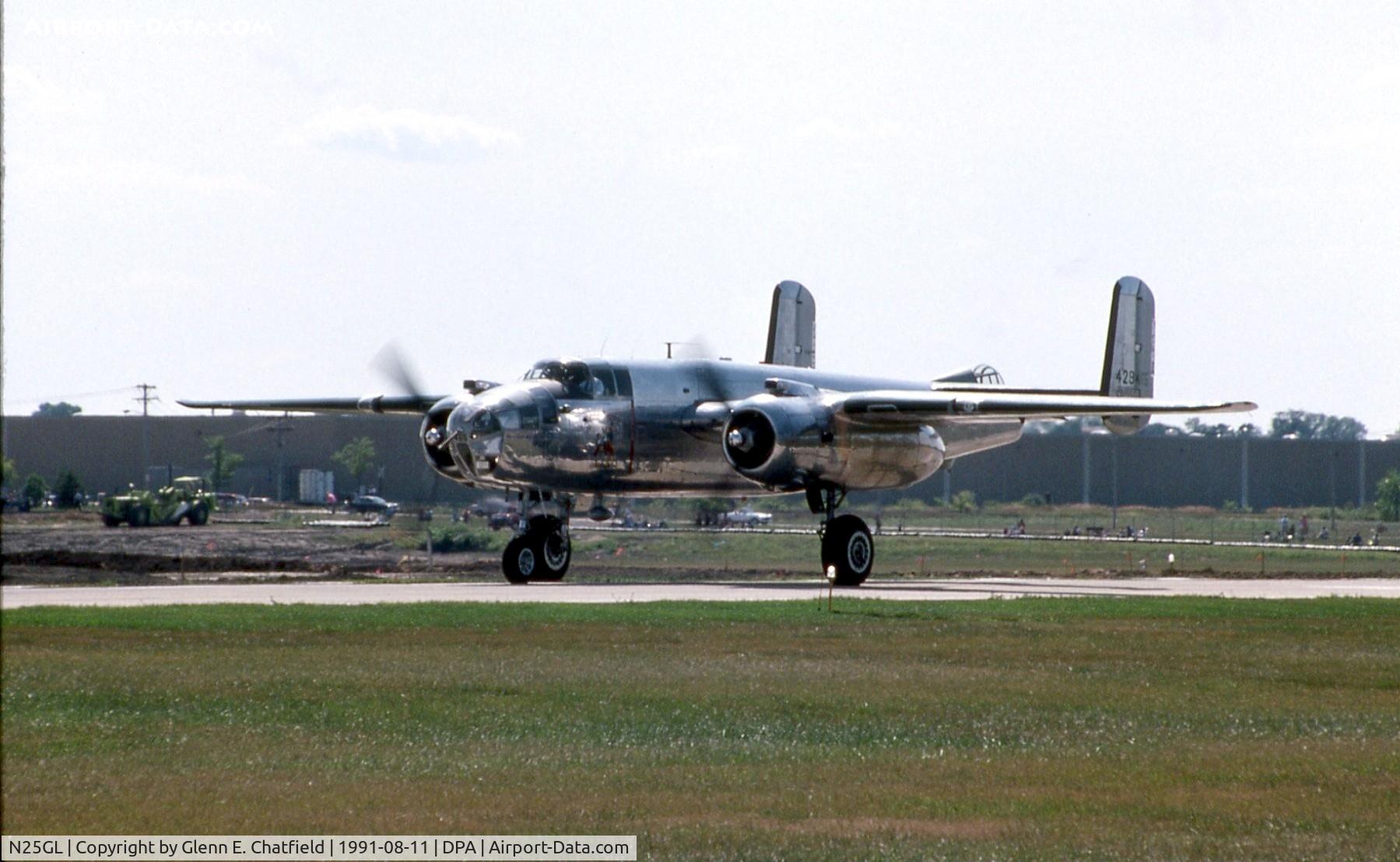 N25GL, 1944 North American TB-25N Mitchell C/N 44-29465 (108-32740), Taking off Runway 10