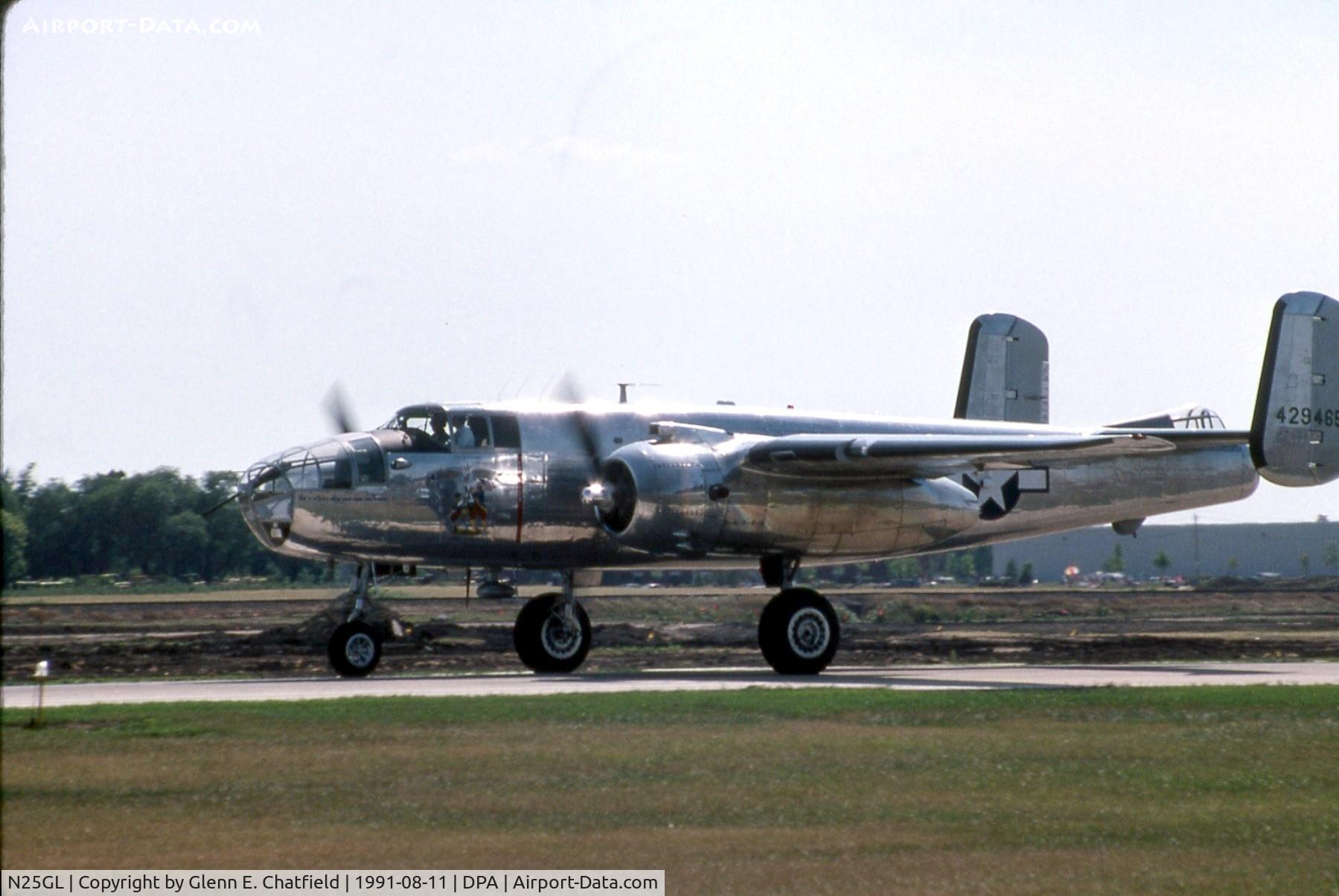 N25GL, 1944 North American TB-25N Mitchell C/N 44-29465 (108-32740), Taking off Runway 10