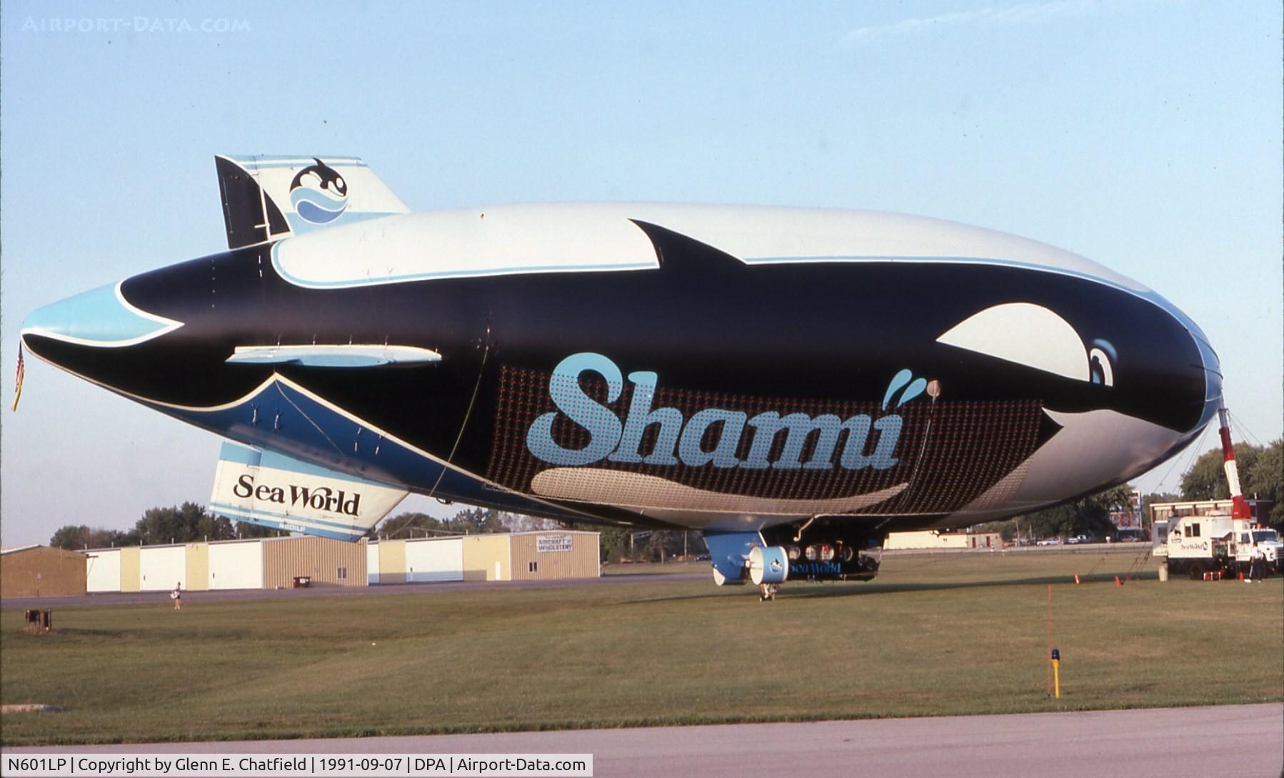 N601LP, 1984 Airship Industries Skyship 500 C/N 1214/06, Airship Shamu, ex-N601LP.  I got a ride on her.