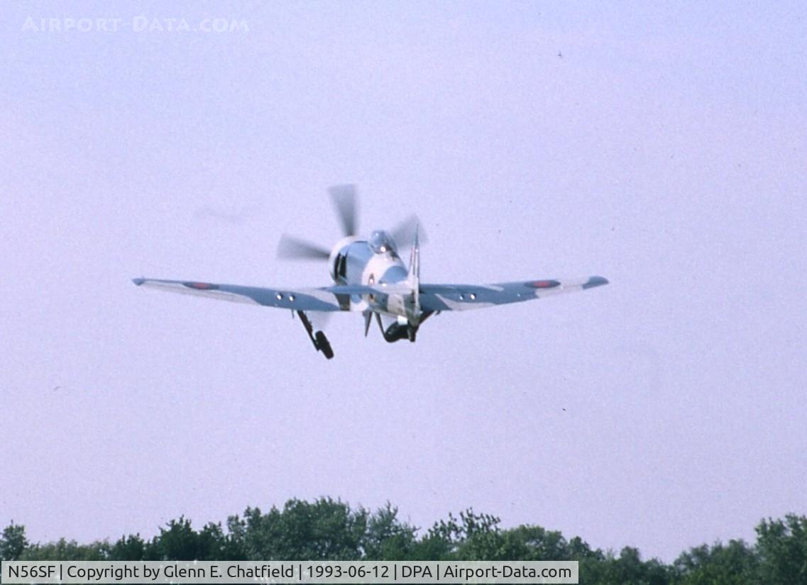 N56SF, 1949 Hawker Sea Fury FB.11 C/N 37733, Taking off Runway 33
