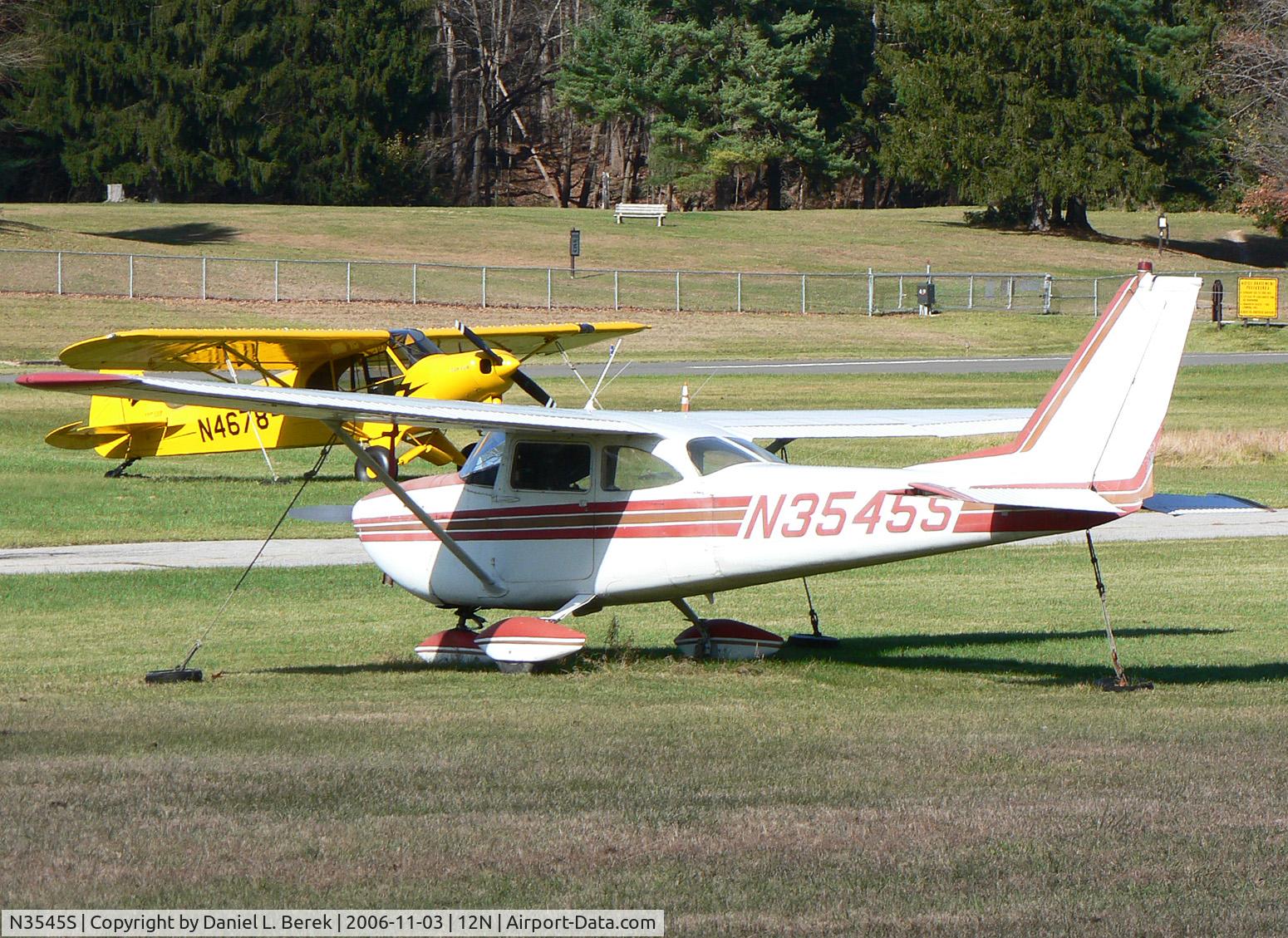 N3545S, 1963 Cessna 172E C/N 17250745, This slightly faded Skyhawk was built in 1963.