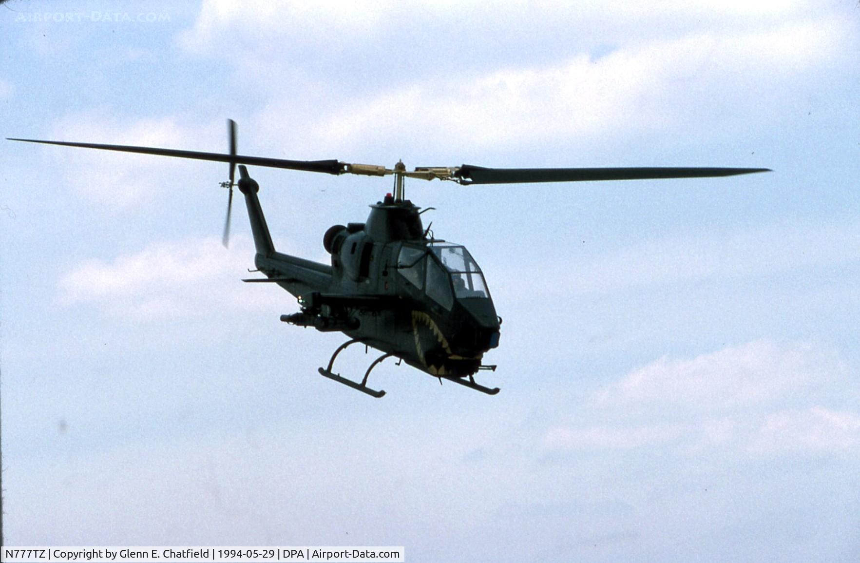 N777TZ, Bell AH-1E (209) C/N 22197, AH-1S 78-23091 rebuilt. Crashed in 1996