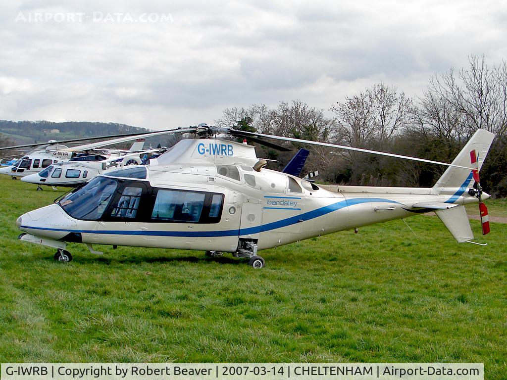 G-IWRB, 1987 Agusta A-109A-2 C/N 7386, Agusta A109A II(Cheltenham Race Course)