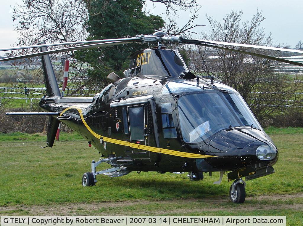 G-TELY, 1984 Agusta A109A II C/N 7326, Agusta A109A II(Cheltenham Race Course)