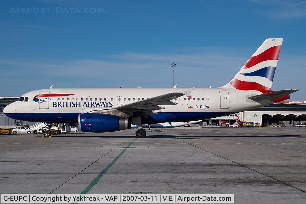 G-EUPC, 1999 Airbus A319-131 C/N 1118, British Airways Airbus 319