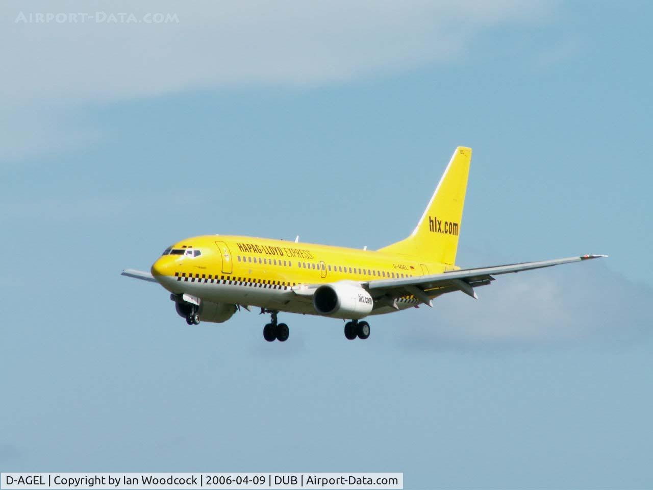 D-AGEL, 1997 Boeing 737-75B C/N 28110, B737-75B/Hapag-Lloyd Express/Dublin