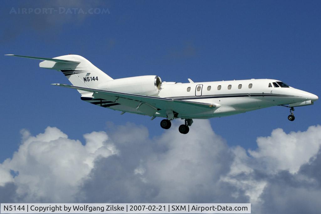 N5144, 1997 Cessna 750 Citation X Citation X C/N 750-0017, visitor