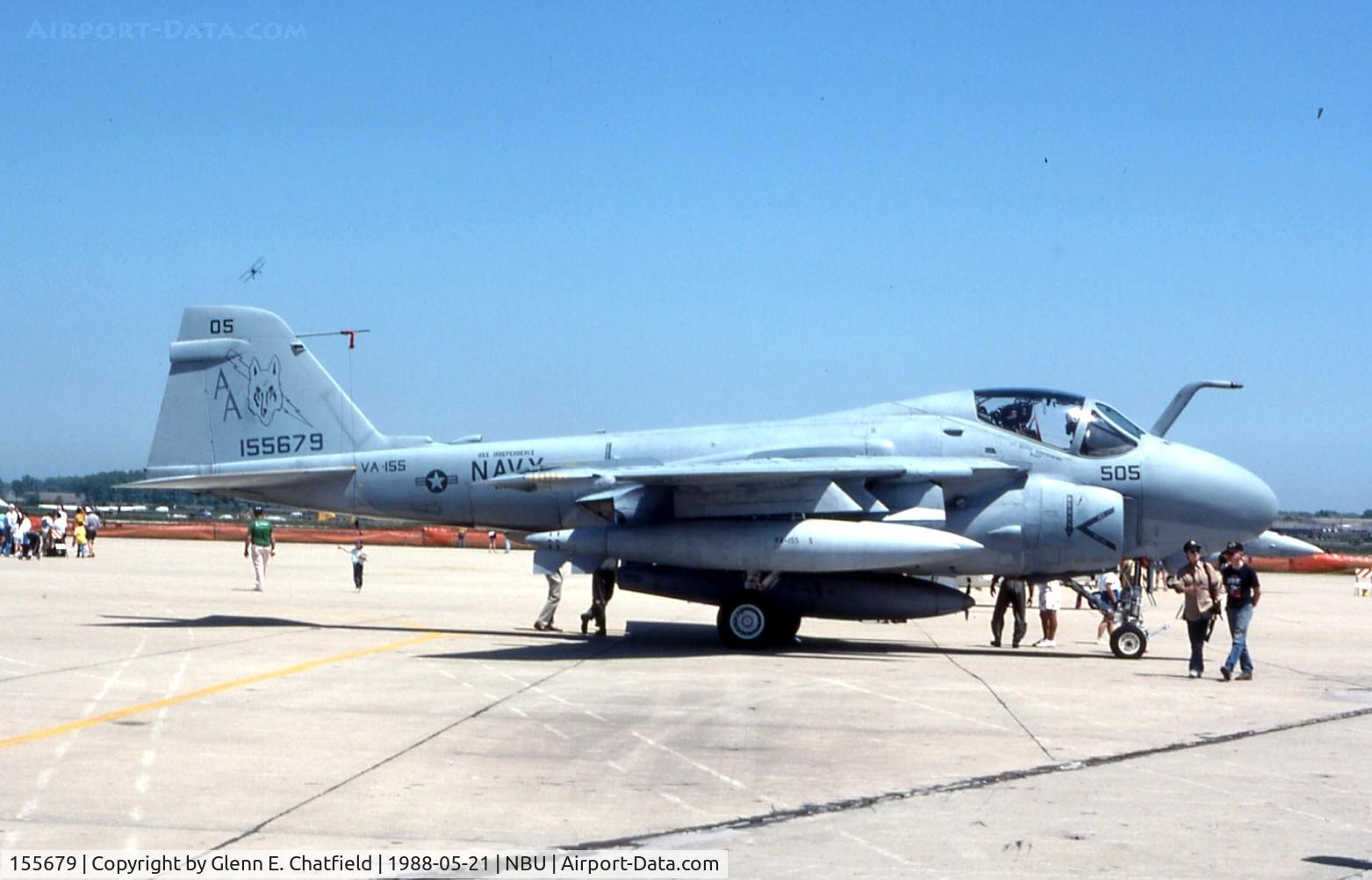 155679, Grumman A-6E Intruder C/N I-405, Open house at Glenview NAS