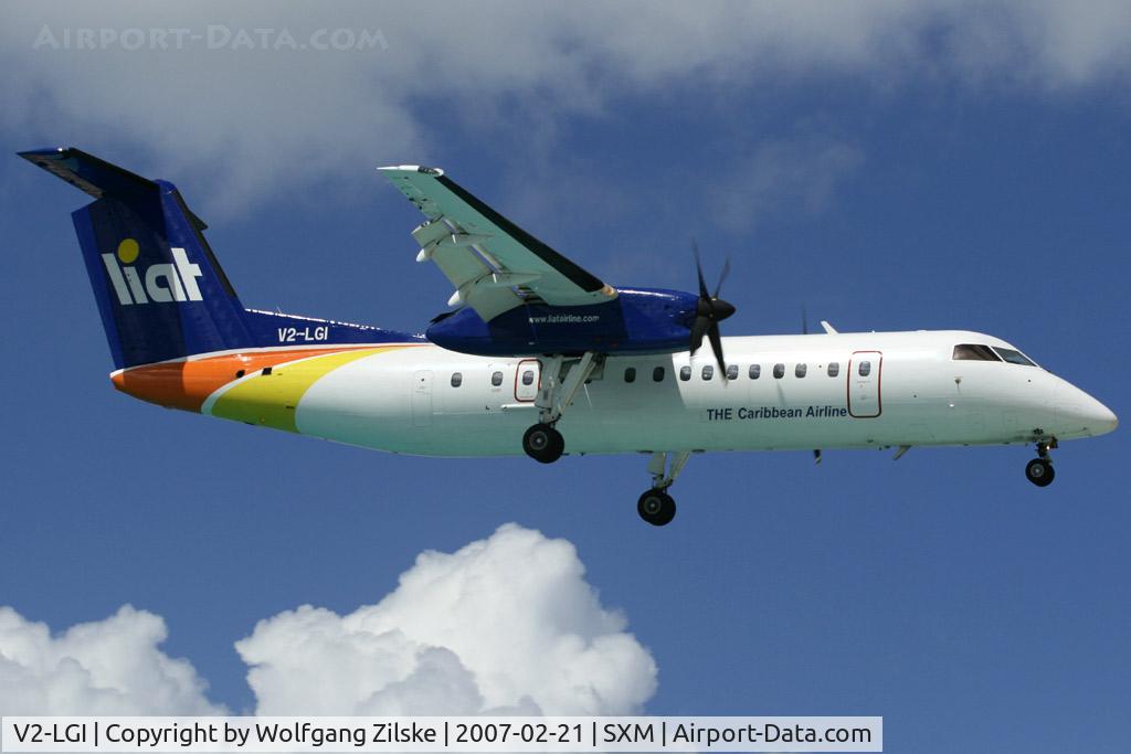 V2-LGI, 1992 De Havilland Canada DHC-8-311 Dash 8 C/N 325, visitor