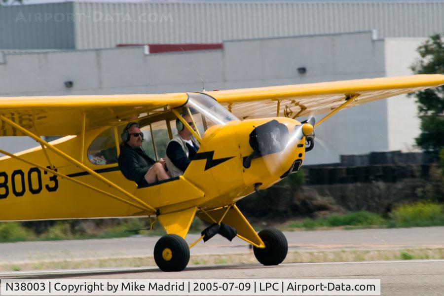 N38003, 1941 Piper J3C-65 Cub Cub C/N 6752, Cub Fly In Lompoc Calif 2005
