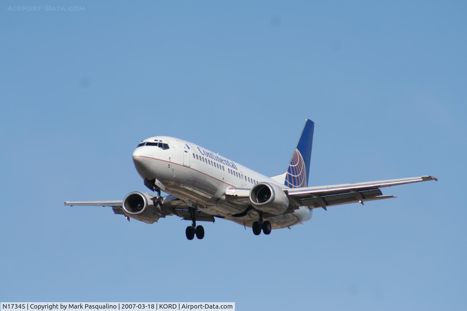N17345, 1987 Boeing 737-3TO C/N 23583, Boeing737-300