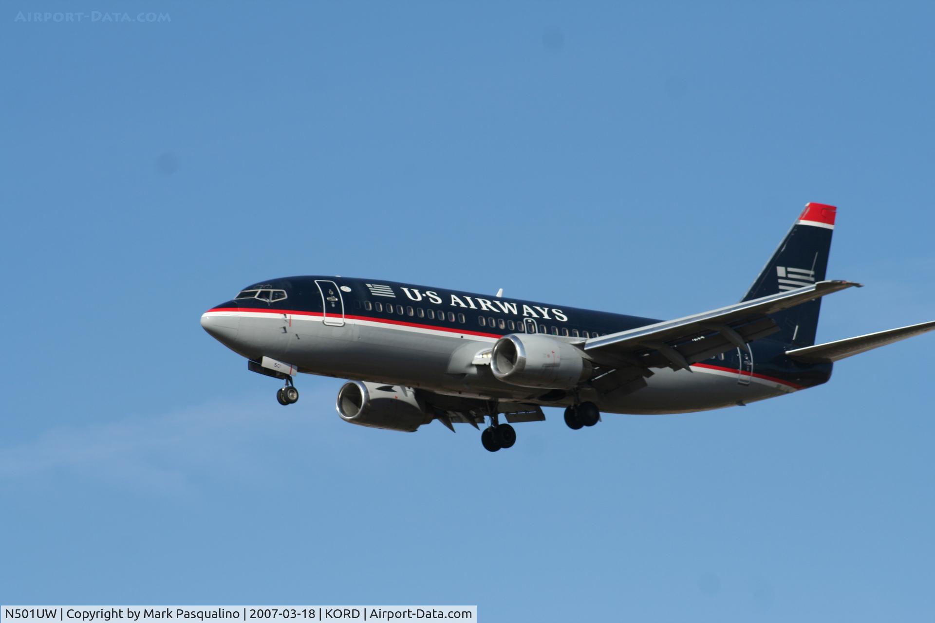 N501UW, 1985 Boeing 737-301 C/N 23231, Boeing737-300