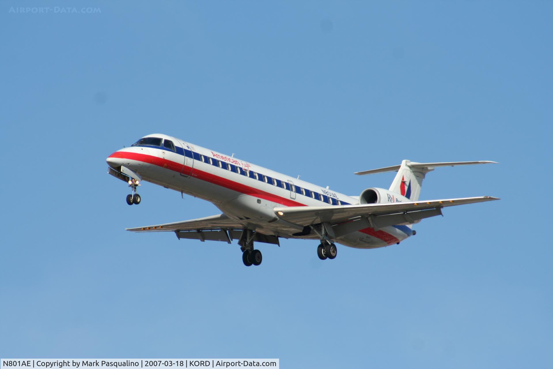 N801AE, 2001 Embraer ERJ-140LR (EMB-135KL) C/N 145469, EMB-145-KL