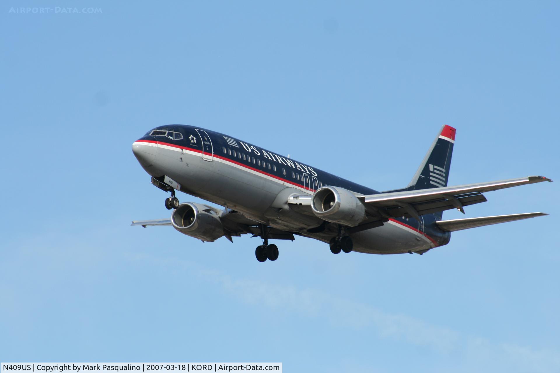 N409US, 1988 Boeing 737-401 C/N 23879, Boeing 737-400