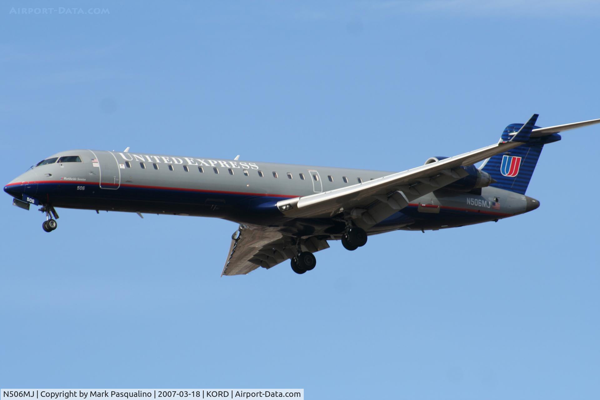 N506MJ, 2002 Bombardier RJ-700 (CL-600-2C10) Regional Jet C/N 10073, CL-600-2C10