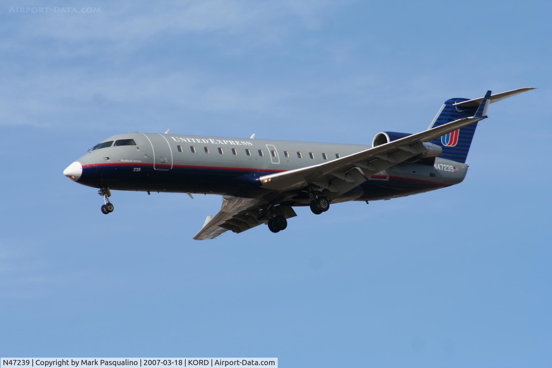 N47239, 1998 Canadair CRJ-200LR (CL-600-2B19) C/N 7239, CL-600-2B19