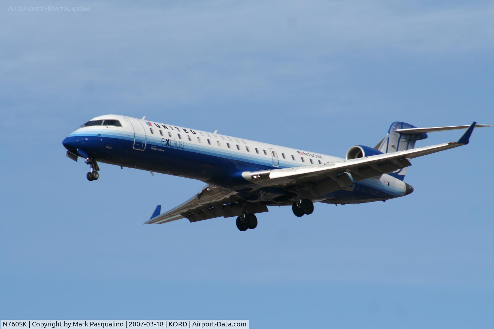 N760SK, 2005 Bombardier CRJ-701ER (CL-600-2C10) Regional Jet C/N 10223, CL-600-2C10