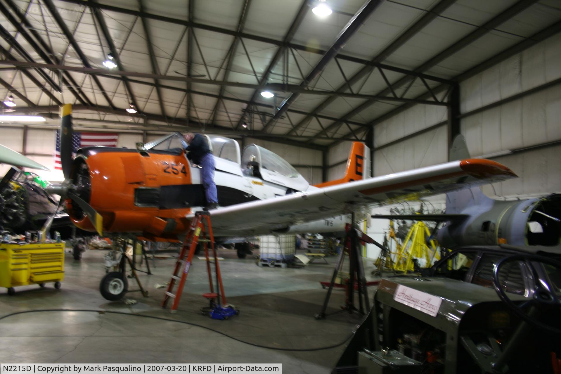 N2215D, 1957 North American T-28C Trojan C/N 252-44 (146281), NorthAmerican T-28C