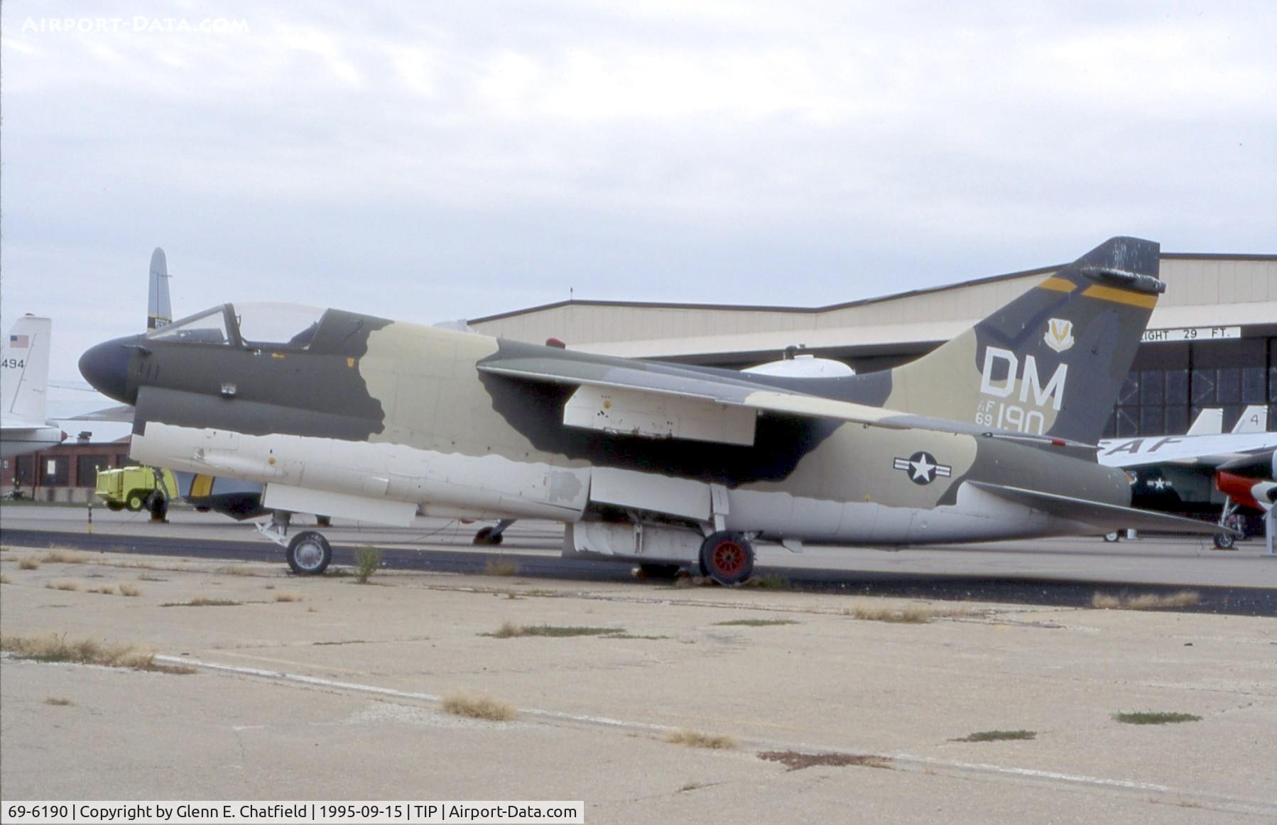 69-6190, 1969 LTV A-7D Corsair II C/N D-020, A-7D At Octave Chanute Aviation Center