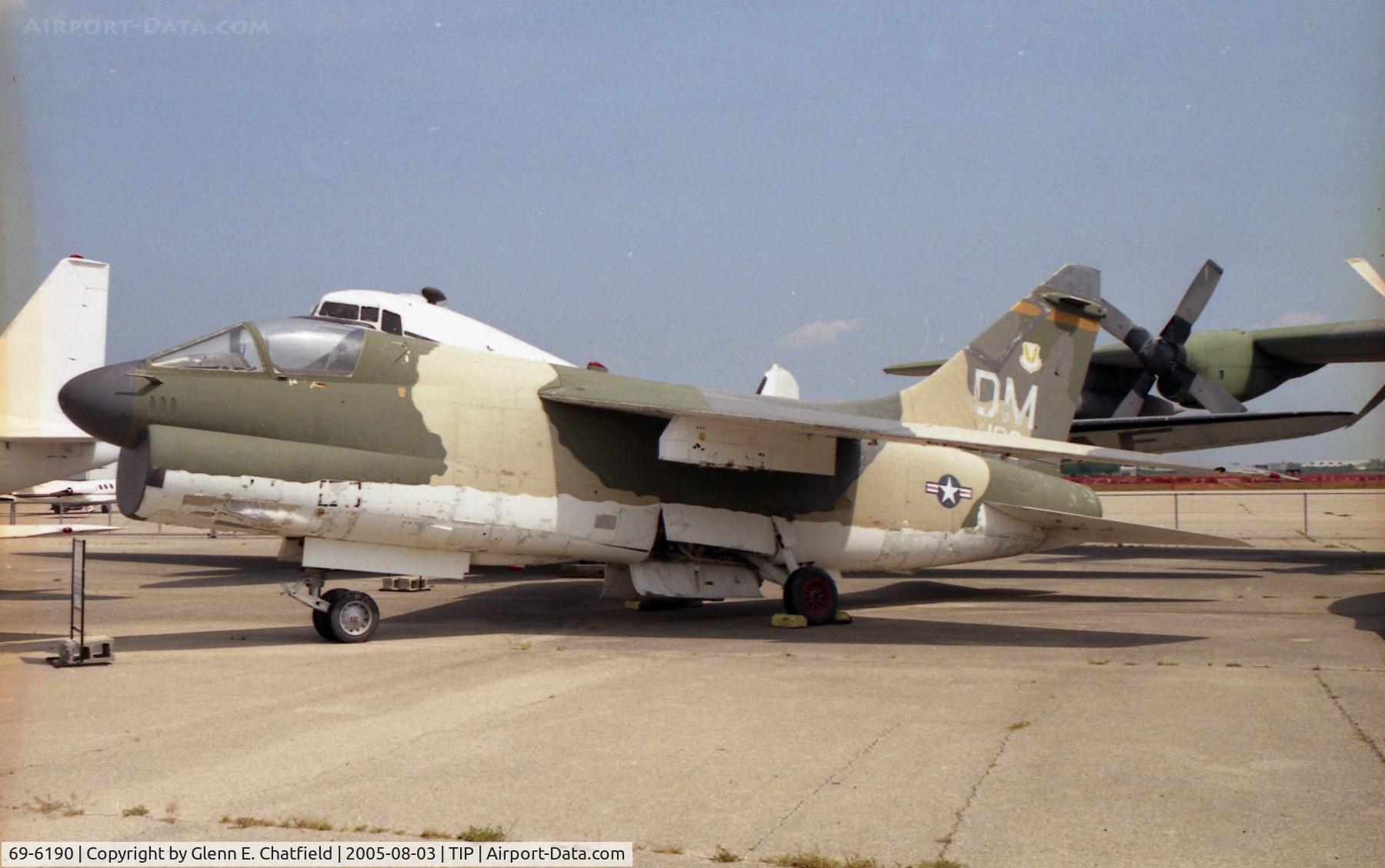 69-6190, 1969 LTV A-7D Corsair II C/N D-020, A-7D At Octave Chanute Aviation Center