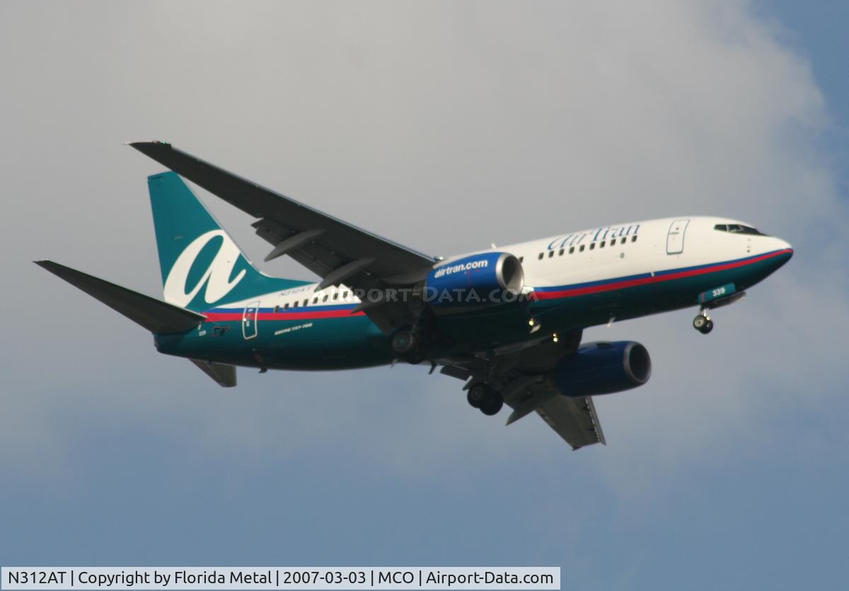 N312AT, 2006 Boeing 737-7BD C/N 35110, Air Tran