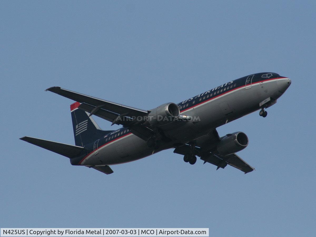 N425US, 1989 Boeing 737-401 C/N 23992, US Airways
